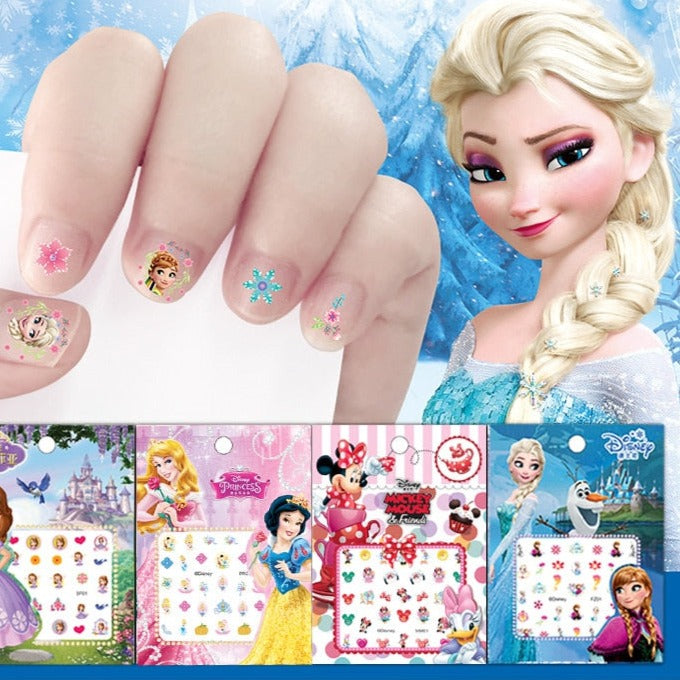Naklejki na paznokcie księżniczki Frozen