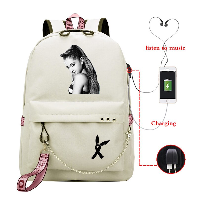 Plecak szkolny Ariana Grande USB