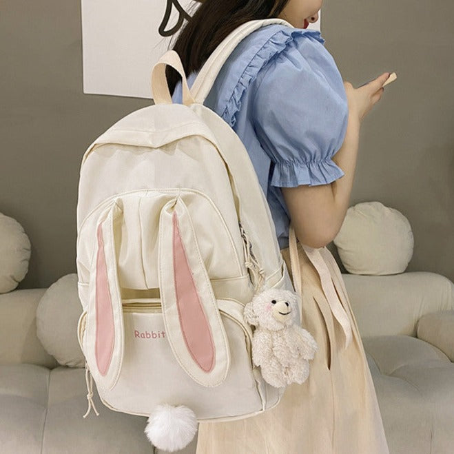 Plecak szkolny z uszami dla dziewczynek