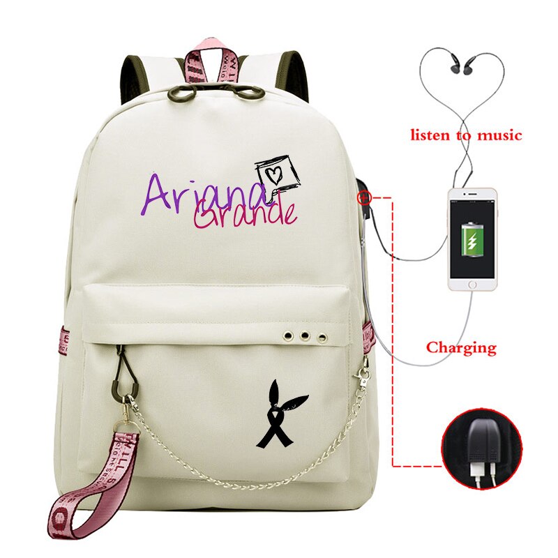 Plecak szkolny Ariana Grande USB