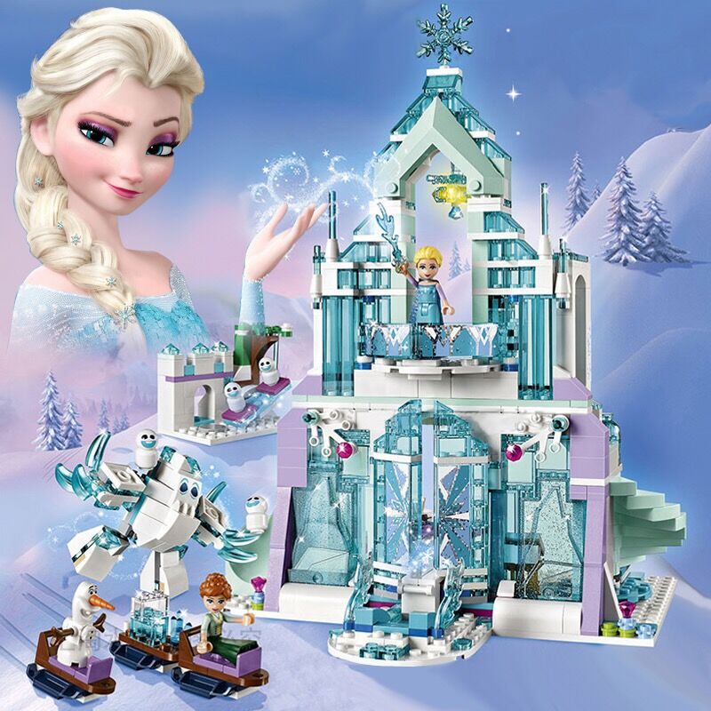 Klocki Frozen wieża zabawkowa