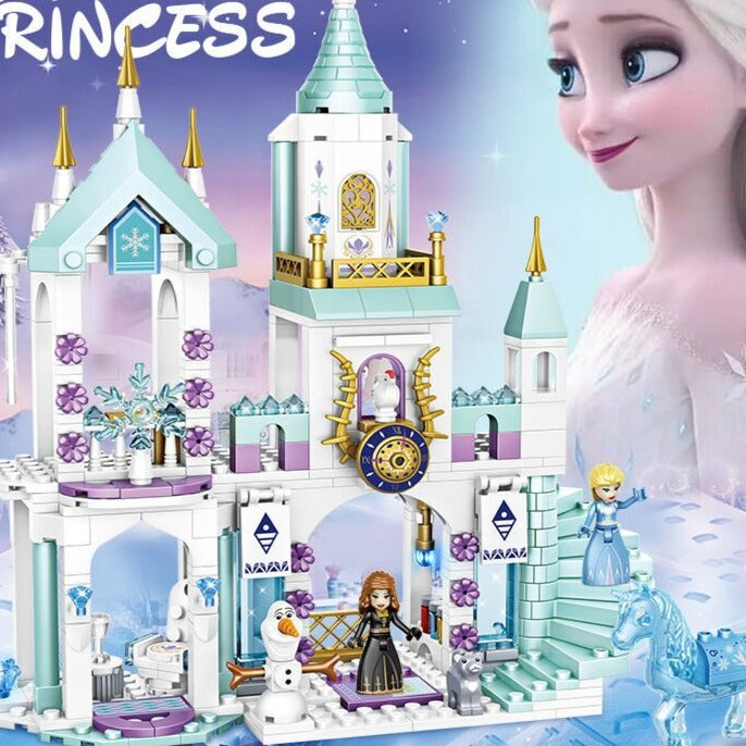 Zamek z klocków bajka Frozen
