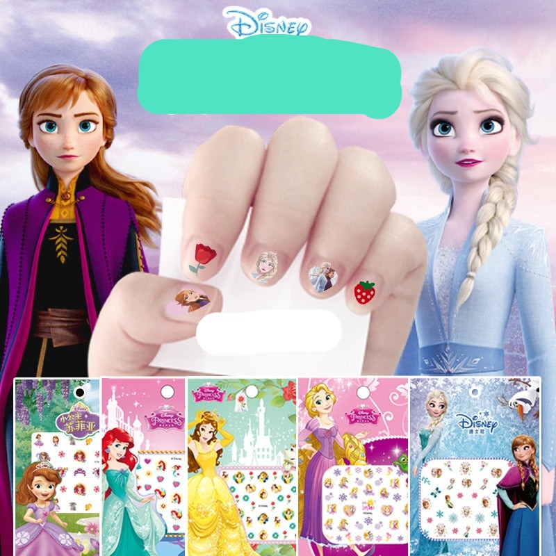 Naklejki na paznokcie księżniczki Frozen