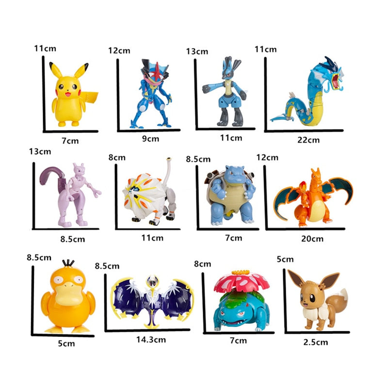 Figurka z postaciami z bajki Pokemon