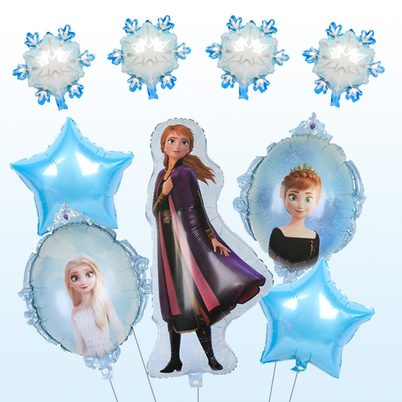 Balony urodzinowe Frozen z liczbą