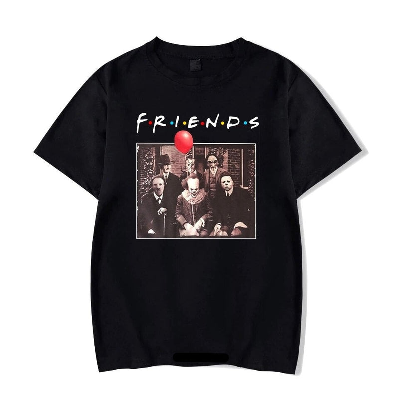 T-shirt w stylu horror serial Przyjaciele