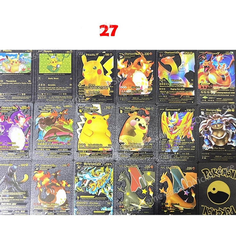 Karty kolekcjonerskie Pokemon czarne