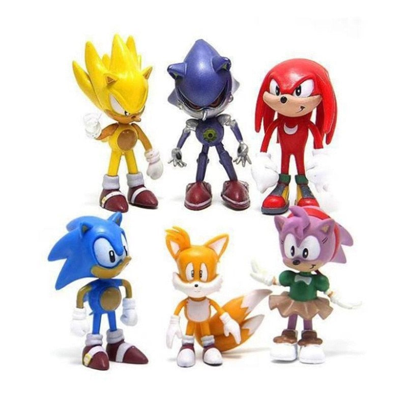 Figurki Sonic 6szt