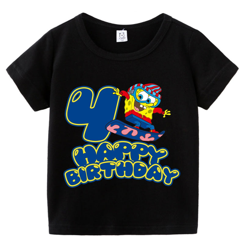 T-Shirt dla dzieci SpongeBob Kanciastoporty
