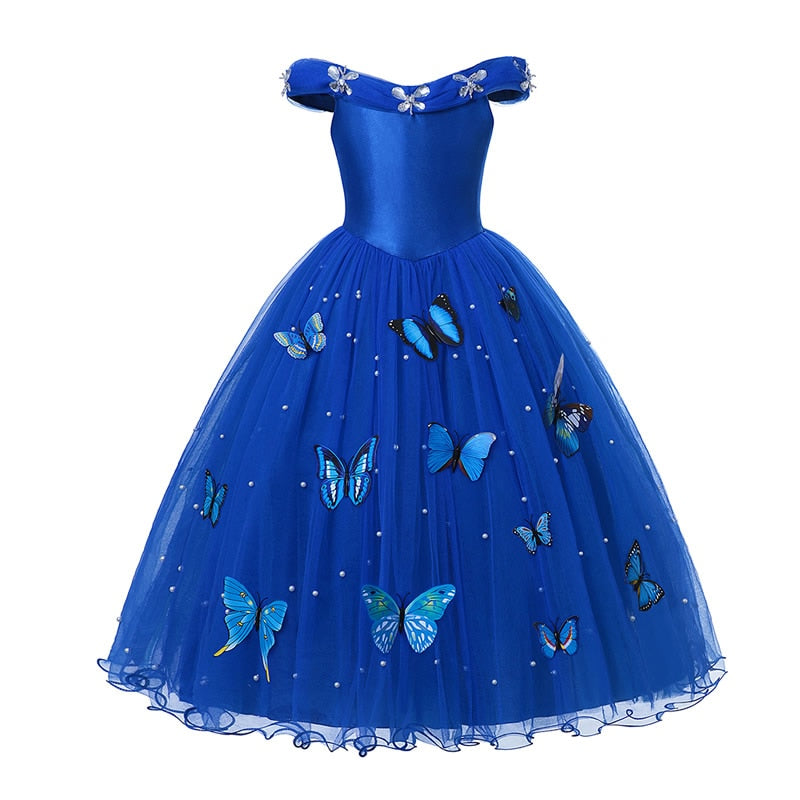 Sukienka księżniczki strój dziewczęcy Frozen