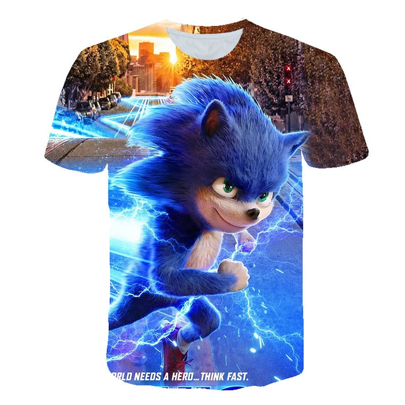 Dziecięca koszulka Sonic