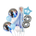 Ozdoby na urodziny Frozen Anna Elsa