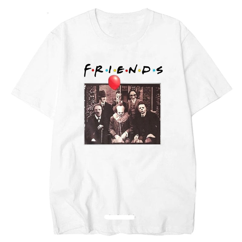 T-shirt w stylu horror serial Przyjaciele