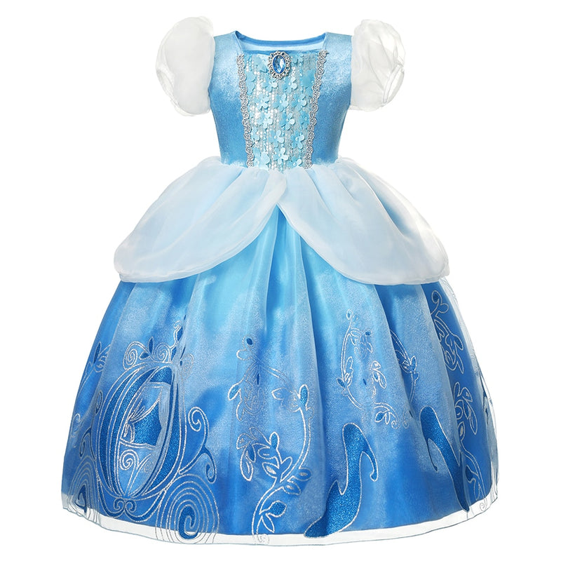 Sukienka księżniczki strój dziewczęcy Frozen