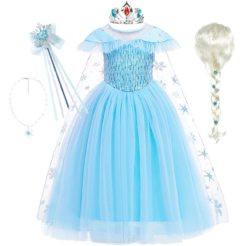 Sukienka księżniczki strój Frozen Anna