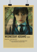 Plakat z motywem z serialu Wednesday