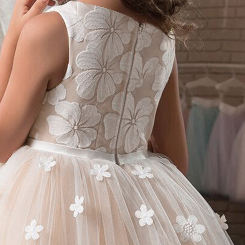 Długa sukienka balowa dla dziewczynki (Wyprzedaż)