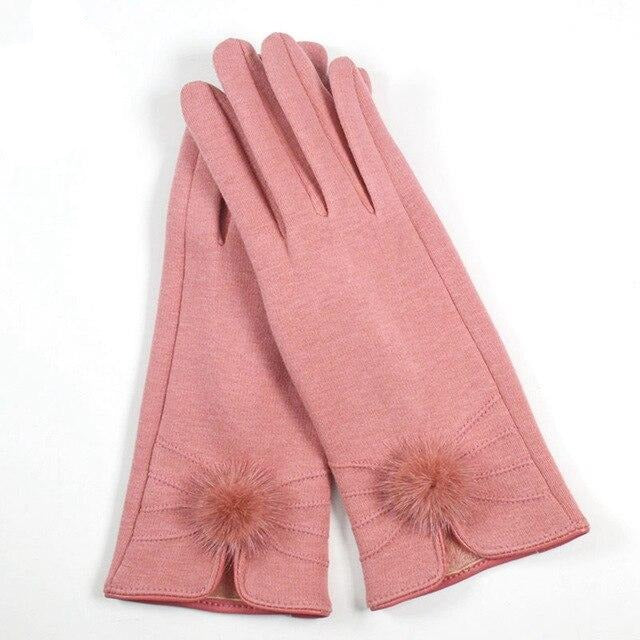 Damskie wełniane rękawiczki