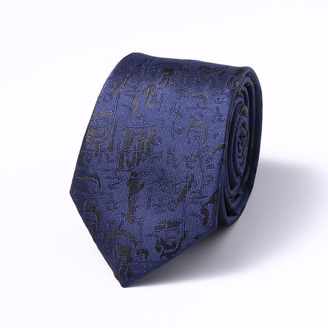 Męski klasyczny wąski krawat