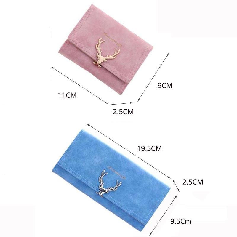 Damski elegancki portfel z jeleniem