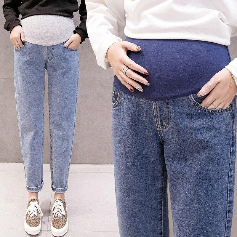 Damskie jeansy Boyfriend ciążowe (Wyprzedaż)