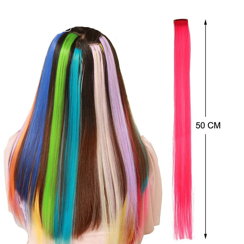 Syntetyczne włosy do przedłużania Clip-In 50cm