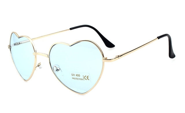 Damskie okulary przeciwsłoneczne w kształcie serca