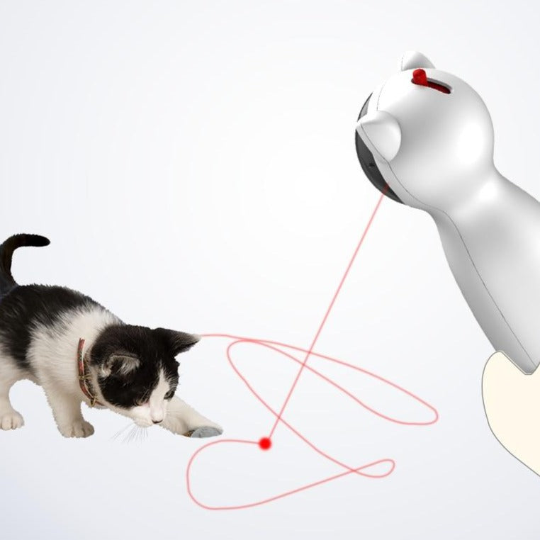 Automatyczna zabawka dla kota laser LED USB