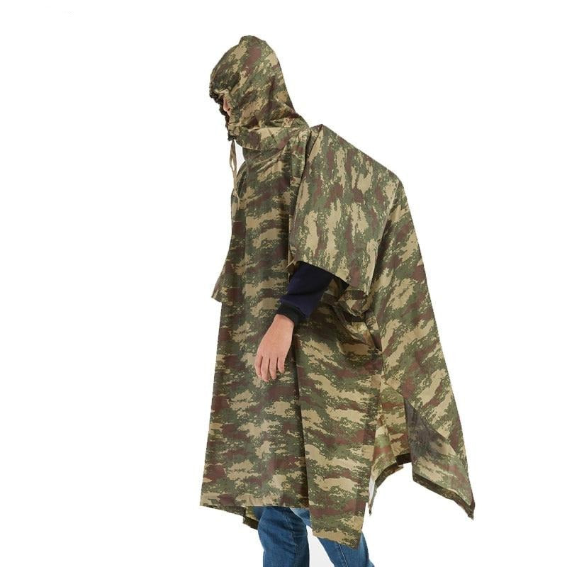 Męski płaszcz przeciwdeszczowy Camouflage