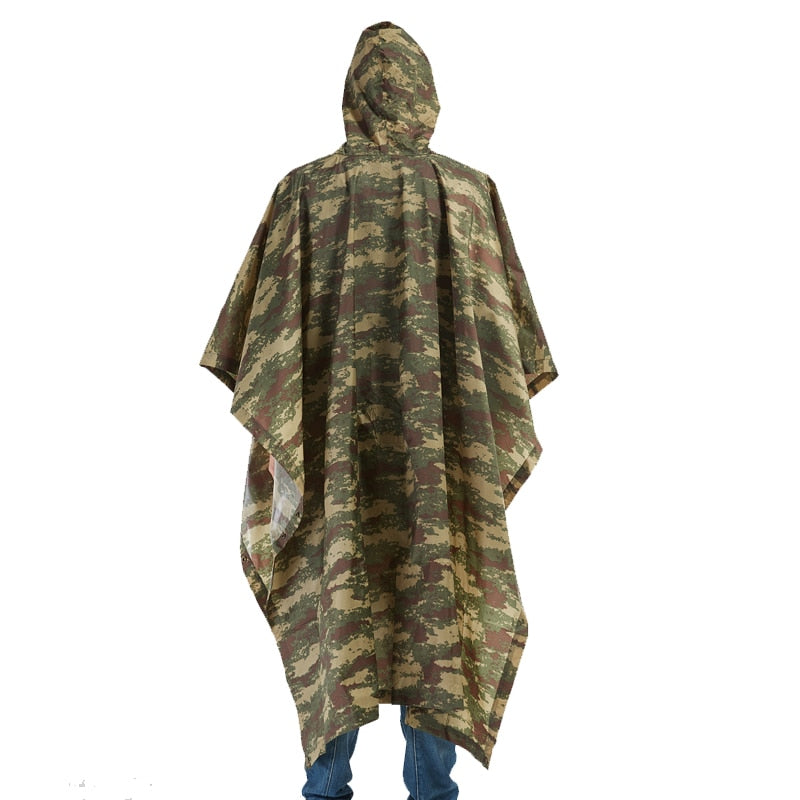 Męski płaszcz przeciwdeszczowy Camouflage