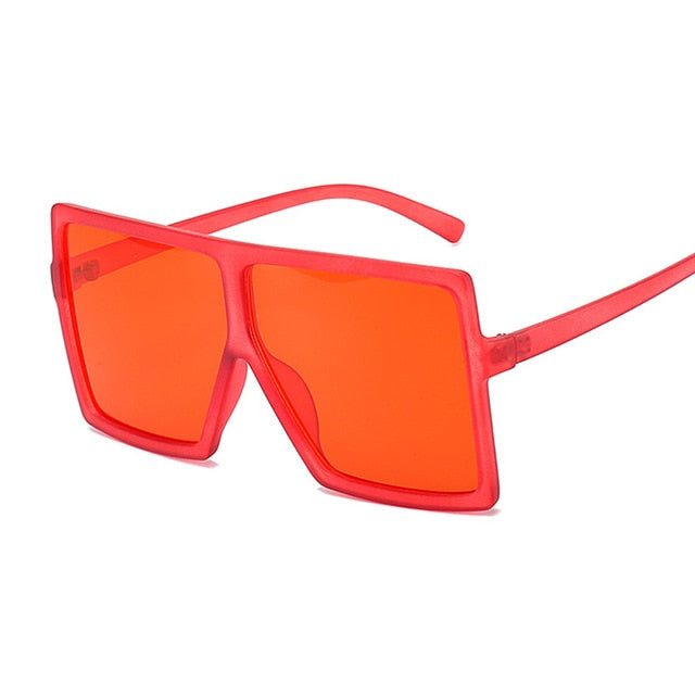 Damskie duże kwadratowe okulary przeciwsłoneczne