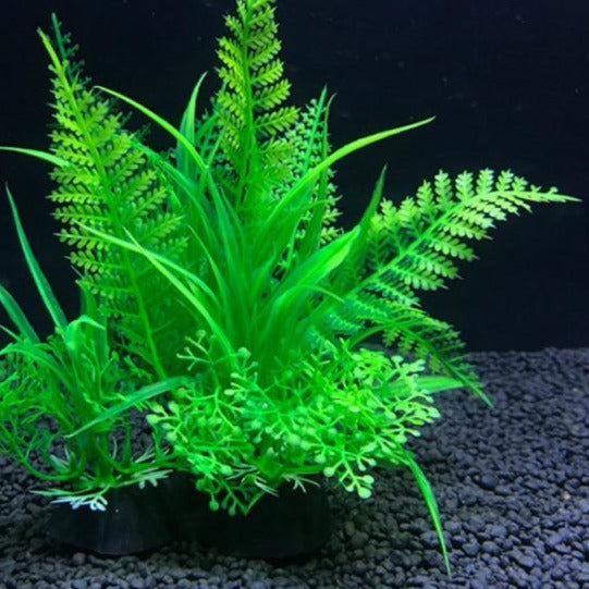 Sztuczna roślina paproć do akwarium