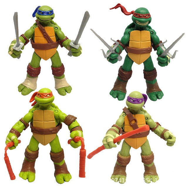 Figurki Żółwie Ninja 4szt.
