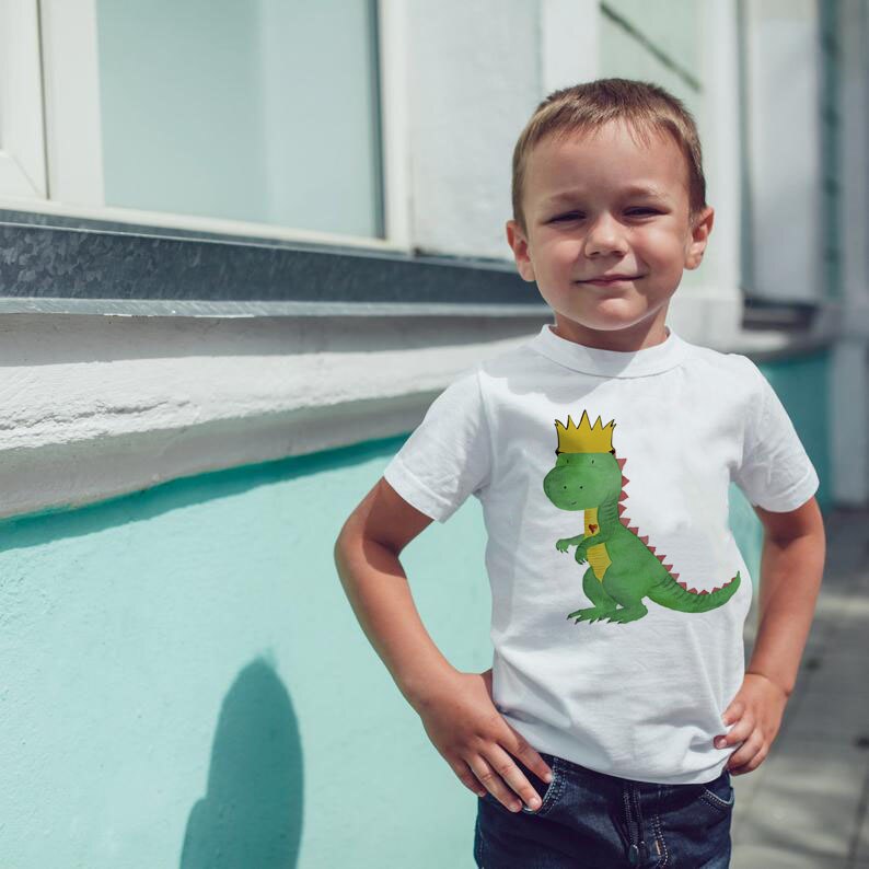 Dziecięca koszulka z dinozaurem