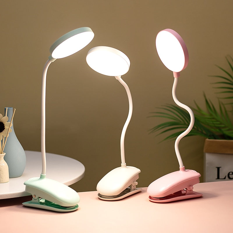 Lampa biurkowa LED z klipsem elastyczna