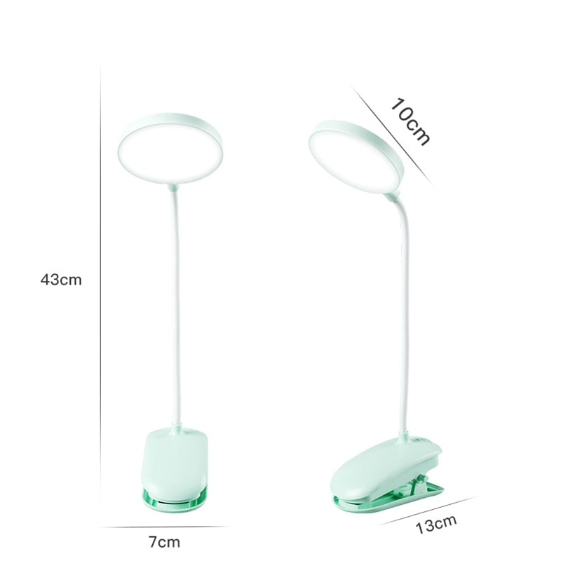 Lampa biurkowa LED z klipsem elastyczna