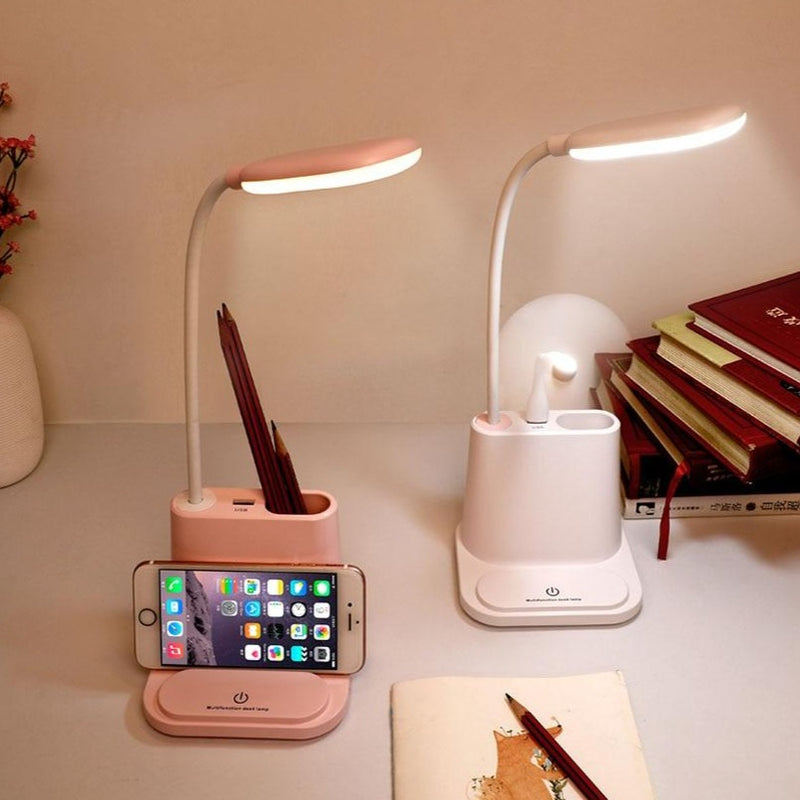 Lampa biurkowa LED z ładowarką USB
