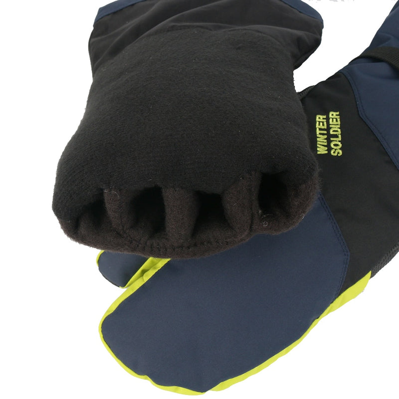 Wodoodporne zimowe rękawiczki narciarskie 3 palce