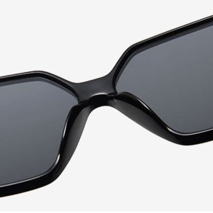 Damskie kwadratowe eleganckie okulary przeciwsłoneczne