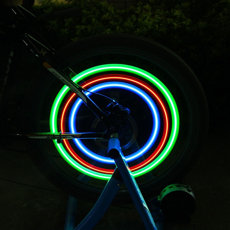Lampka rowerowa LED na szprychy