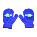 Zimowe dziecięce rękawiczki z jednym palcem Dinozaur