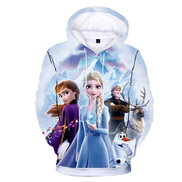 Bluza z kapturem dla dzieci Frozen Kraina Lodu  (Wyprzedaż)