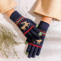 Rękawiczki z norweskim wzorem unisex