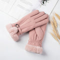 Damskie ciepłe zimowe rękawiczki
