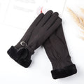 Damskie ciepłe zimowe rękawiczki