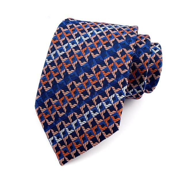 Męski klasyczny jedwabny krawat