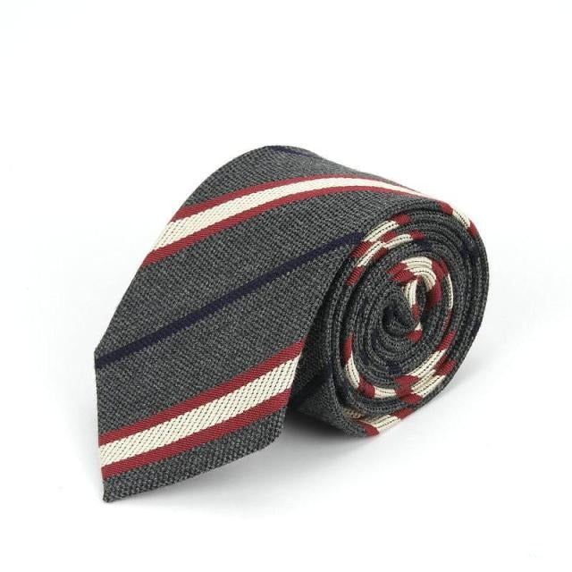 Męski wąski bawełniany krawat