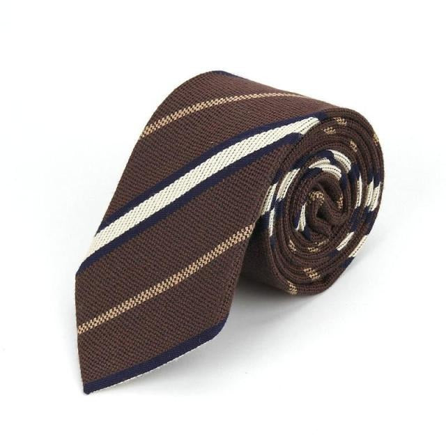 Męski wąski bawełniany krawat