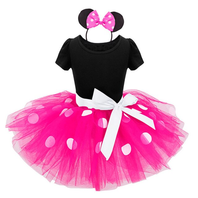 Strój sukienka Myszka Minnie Mickey dla dziewczynek