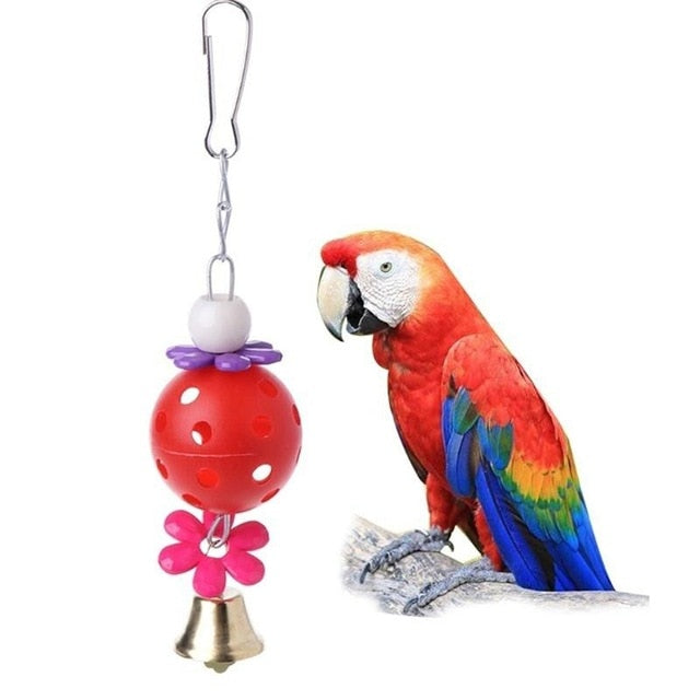 Zabawki z dzwonkiem dla papugi